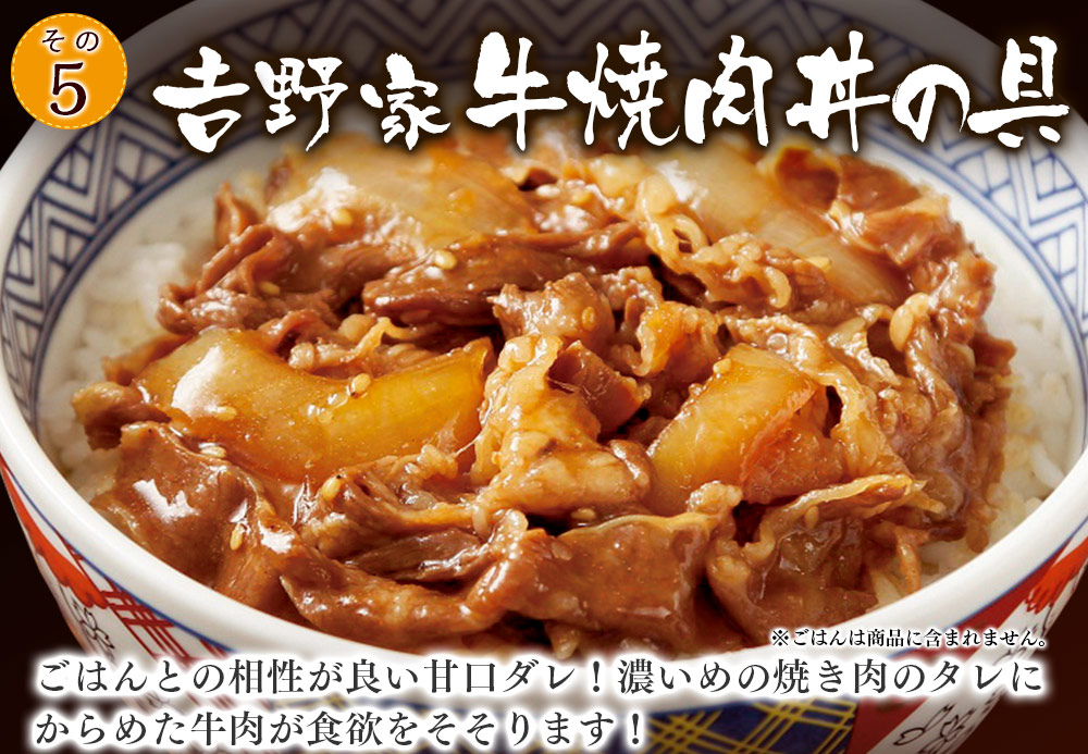 吉野家牛焼肉丼の具