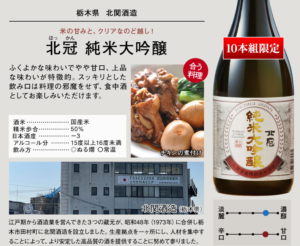 北冠　純米大吟醸