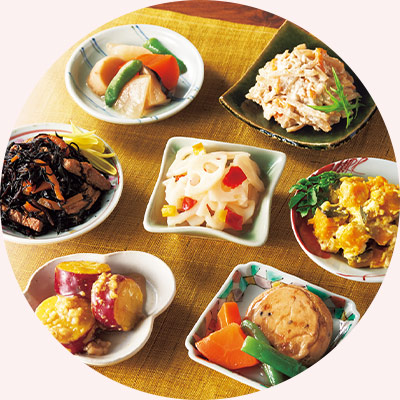 塩分・カロリー表記で安心