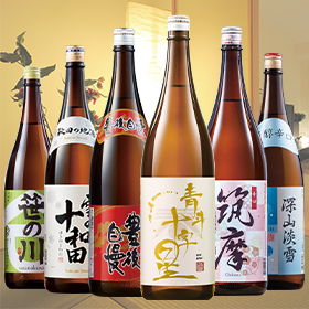 特割！全国地酒飲みくらべ一升瓶６本組＜第５弾＞】