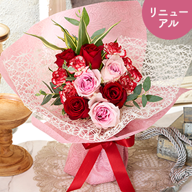 そのまま飾れるローズスタンディングブーケ】