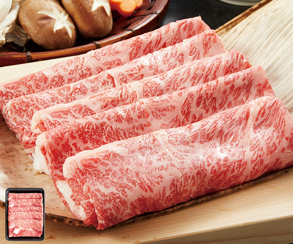 ５等級国産黒毛和牛肩ロースすき焼き肉５００ｇ