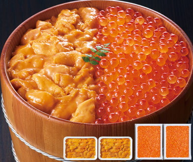 大粒いくら＆うにセット　１セット