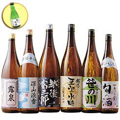 日本酒・焼酎ランキング10位プレゼント付！特割！本場新潟・東北の地酒飲みくらべ一升瓶６本