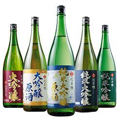 日本酒・焼酎ランキング7位特割！地酒蔵の５種飲みくらべ一升瓶５本組（京姫酒造）