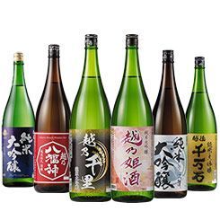 日本酒・焼酎ランキング3位特割！越乃六蔵　純米大吟醸飲みくらべ一升瓶　６本組