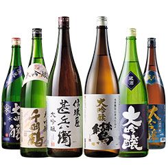 日本酒・焼酎ランキング14位特割！６酒蔵の大吟飲みくらべ一升瓶６本組【第２弾】
