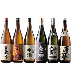 日本酒・焼酎ランキング11位芋・麦焼酎原酒飲みくらべ一升瓶６本組