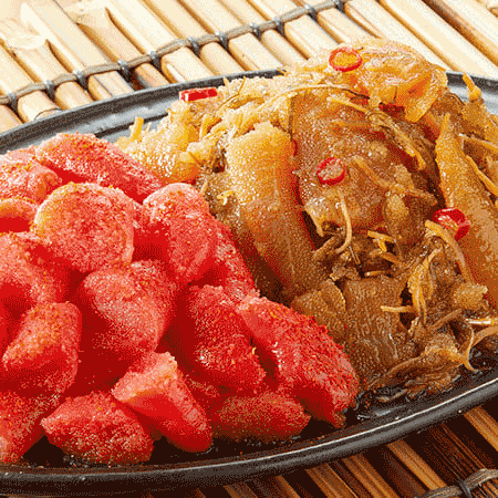 博多の味辛子明太子と数の子松前セット(折れ子)計4kg