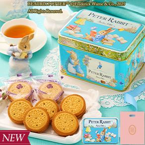 ピーターラビット　ビスケット缶