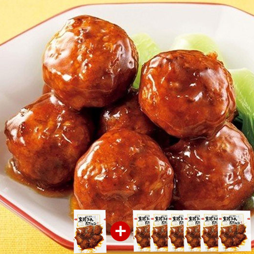 黒酢たれ肉だんご 6袋+1袋