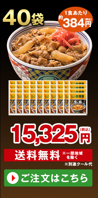 吉野家 牛丼の具 40袋
