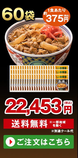 吉野家 牛丼の具 60袋
