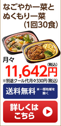 なごやか一菜ぬくもり一菜　月1回30食