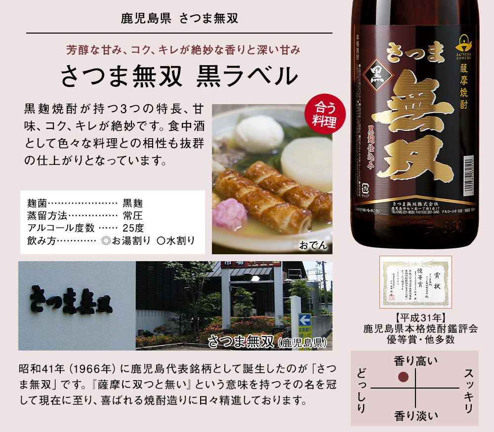 さつま無双 黒ラベル