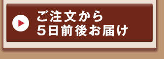 ご注文から5日前後お届け