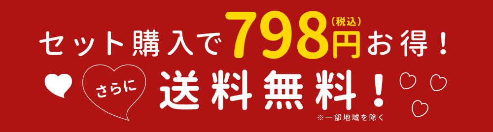 セット購入でお得！さらに送料無料！