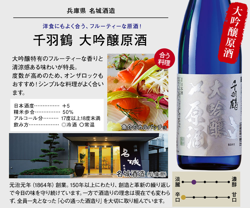 千羽鶴　大吟醸原酒
