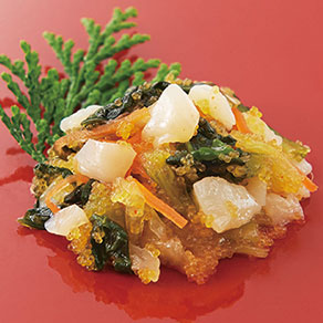 つぶ貝黄金和え