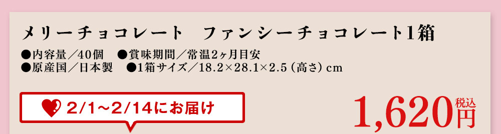 メリーチョコレート　ファンシーチョコレート