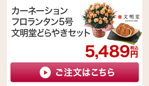 カーネーションフロランタン どらやきセットご注文はこちら