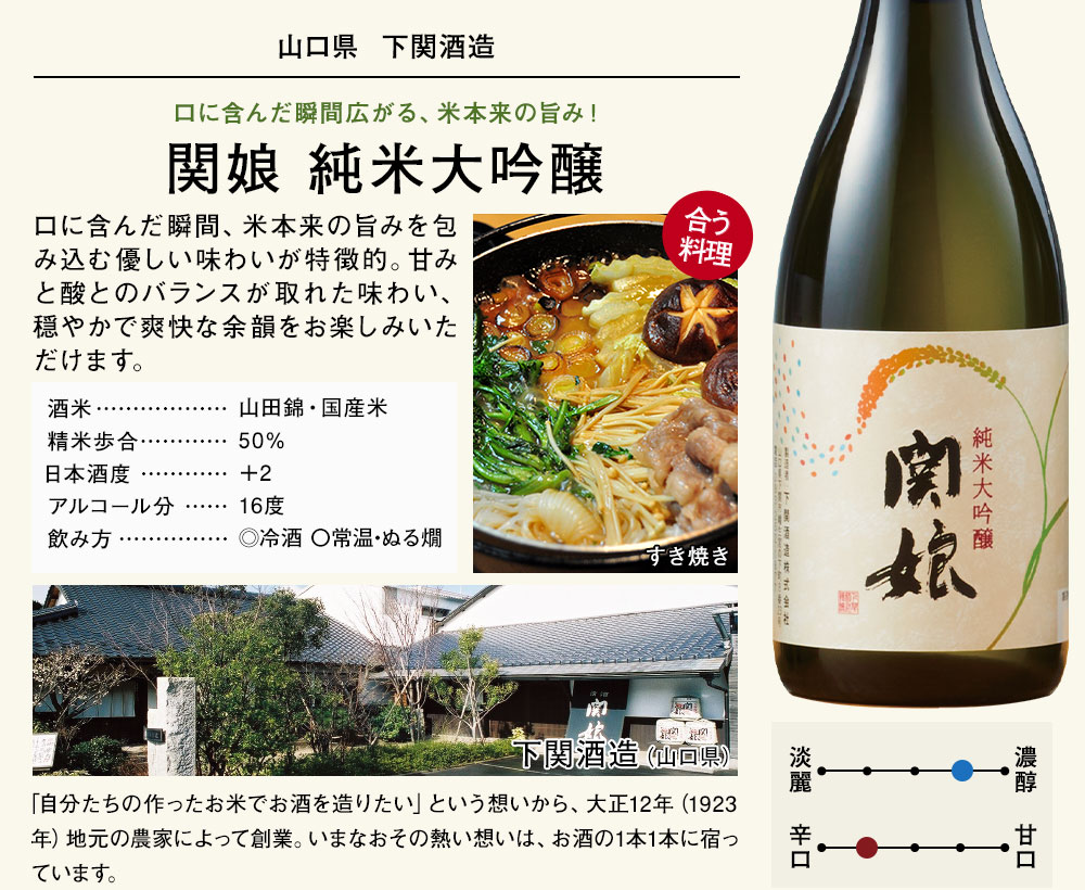 関娘 純米大吟醸
