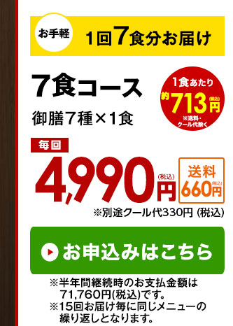 ７食分はこちら
