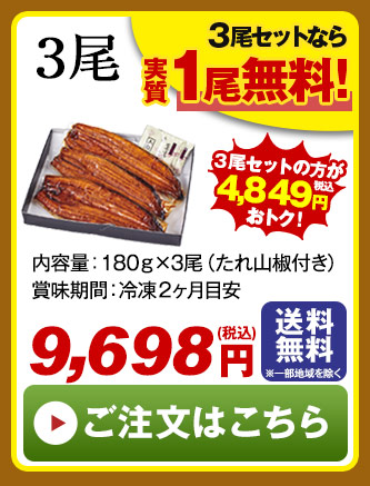丑の日 うなぎ蒲焼き2尾
