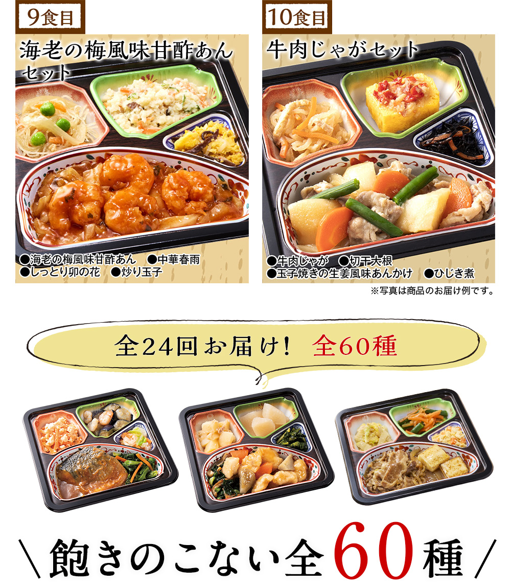 １回分のお届け一例