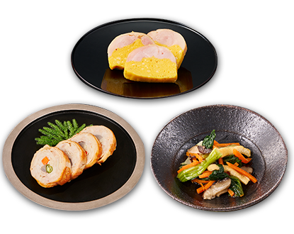 本格的な和のメニュー。