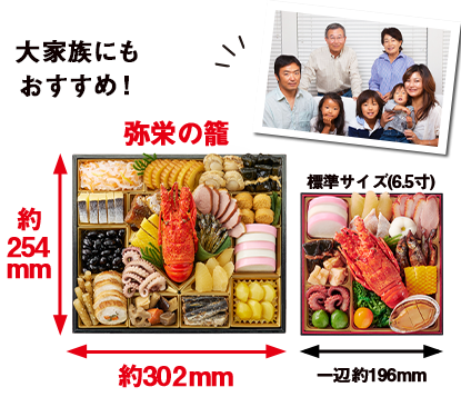 大人数にぴったりのおせち