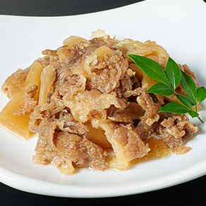 牛肉と筍の甘辛煮