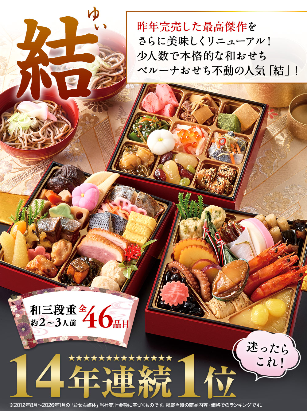 ベルーナオリジナルおせち結