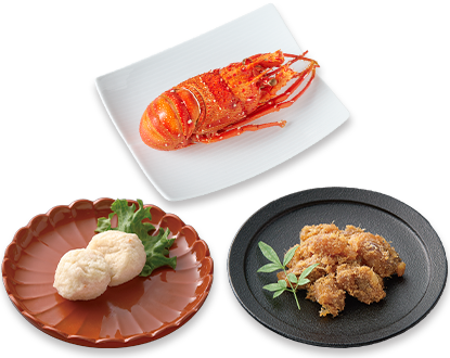 本格的な和のメニュー。