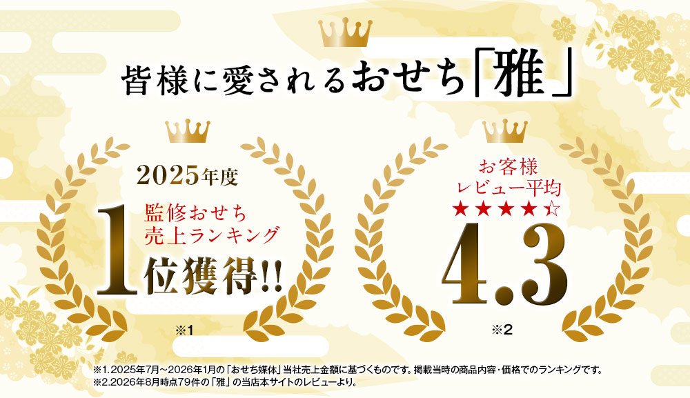監修おせち売上ランキング１位