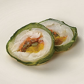 鯛広島菜巻