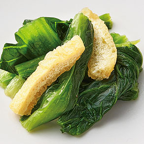小松菜と揚げの煮物