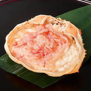 蟹甲羅冷製サラダ