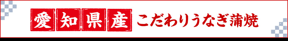 こだわりのうなぎ