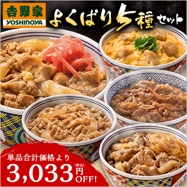 吉野家よくばり５種２０袋