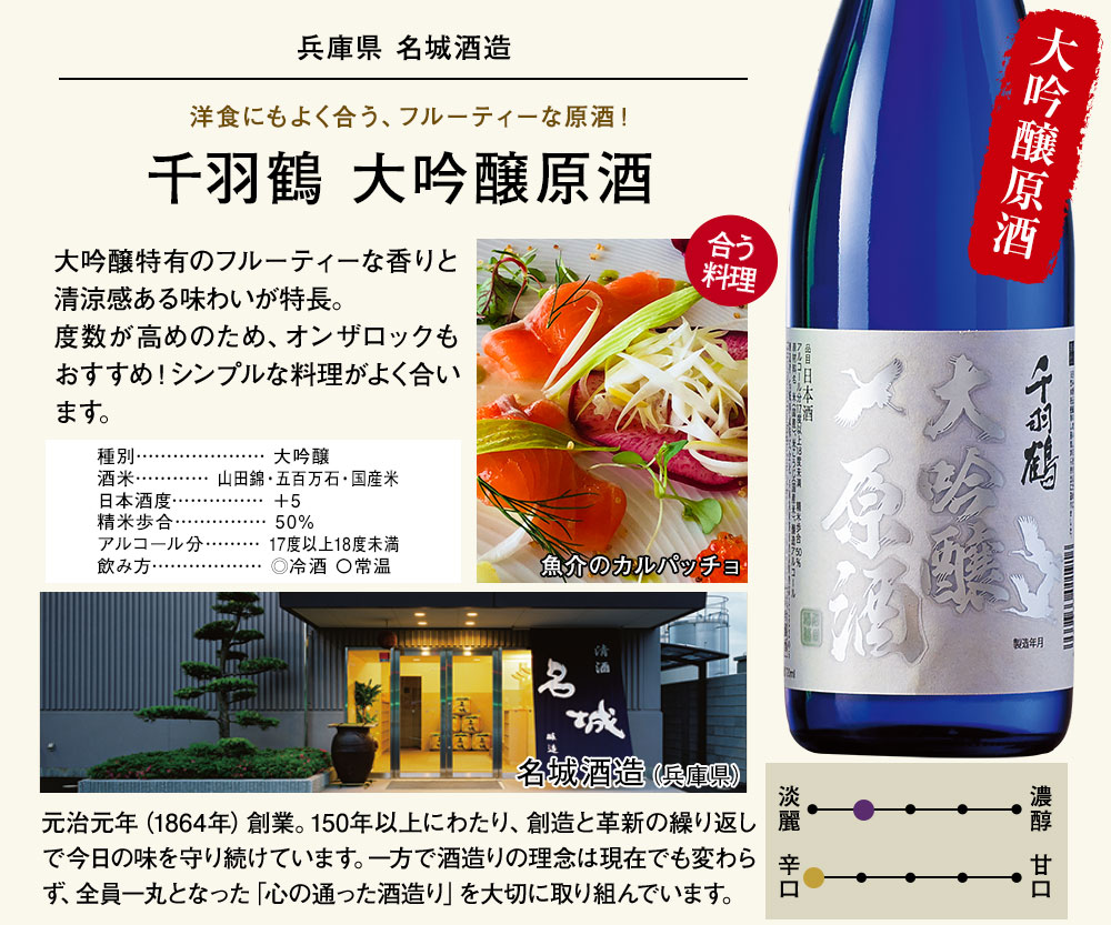 千羽鶴　大吟醸原酒