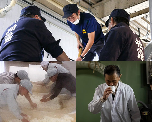 全国の5酒蔵夢のそろい踏み