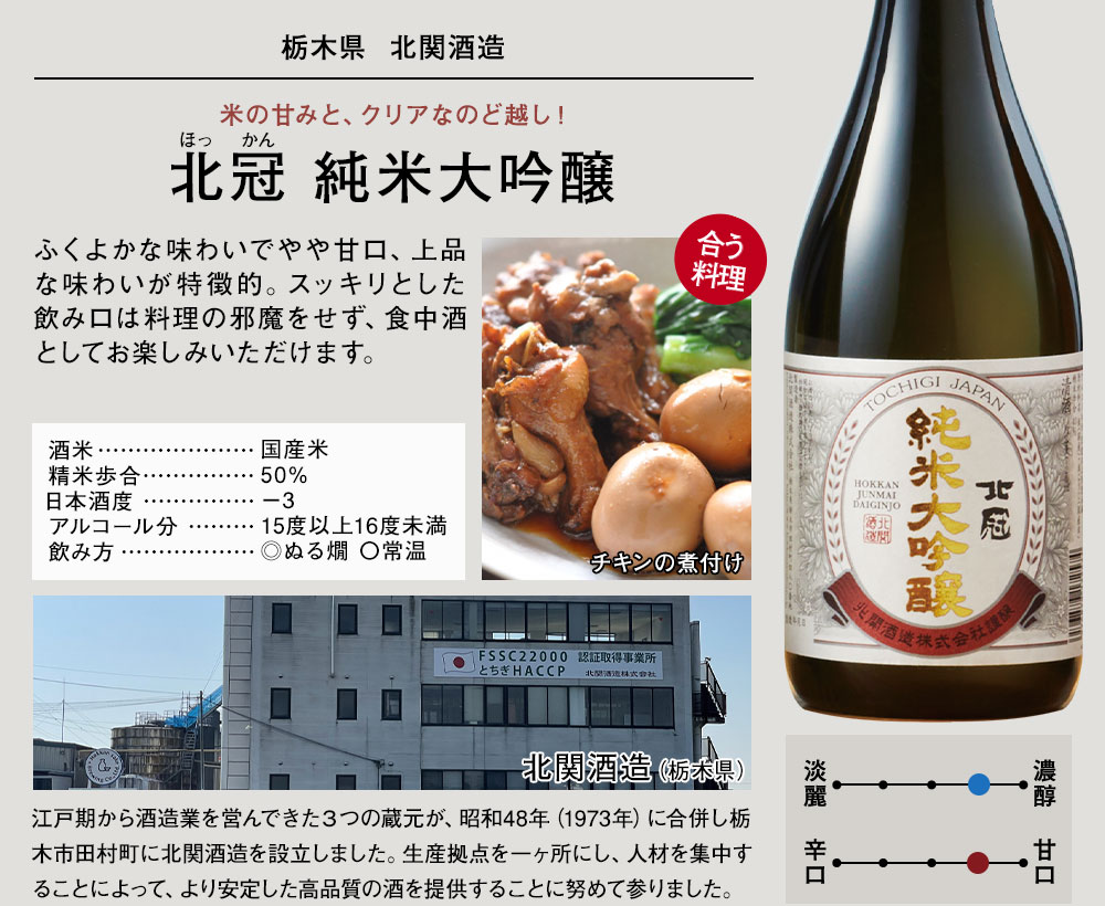 北冠 純米大吟醸