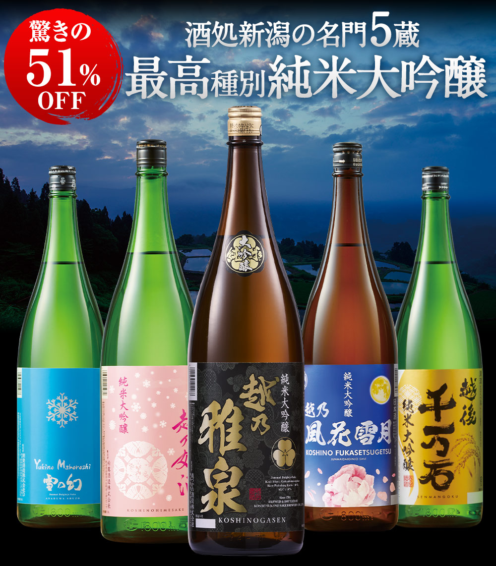 越乃六蔵純米大吟醸