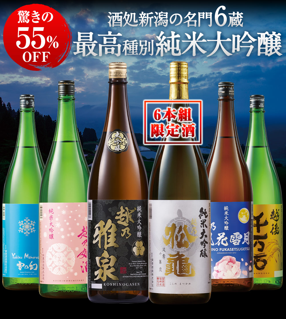 越乃六蔵純米大吟醸