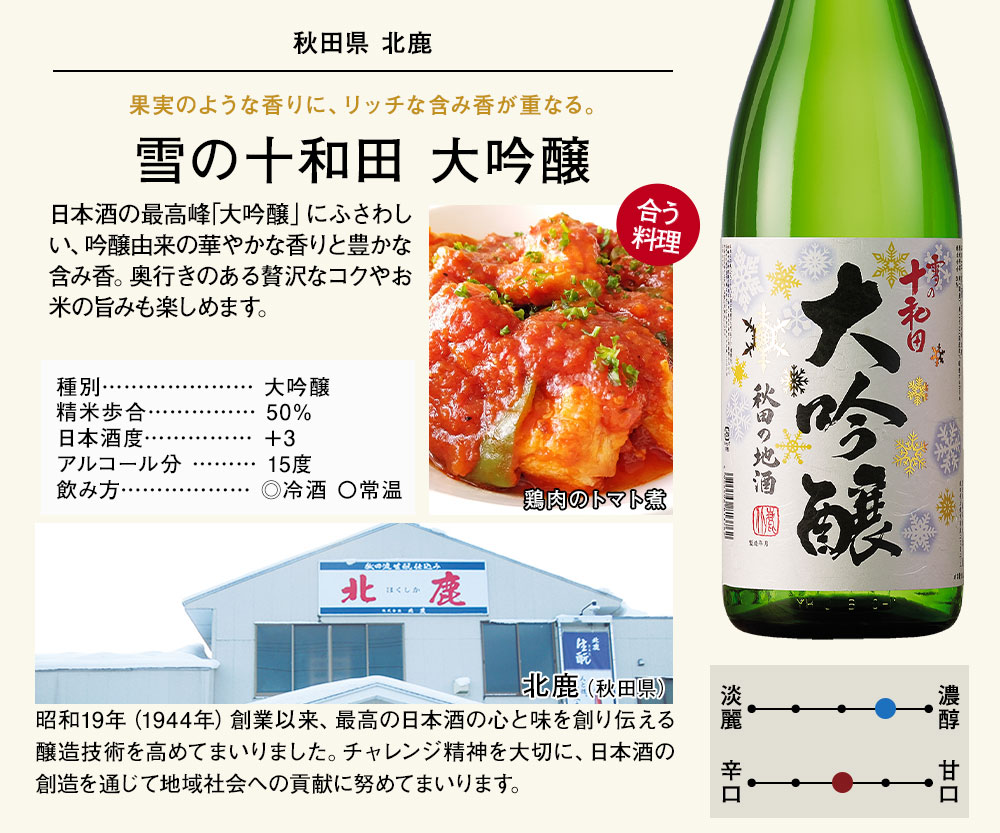雪の十和田大吟醸
