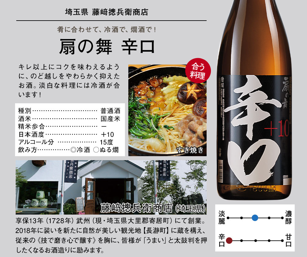 扇の舞 辛口