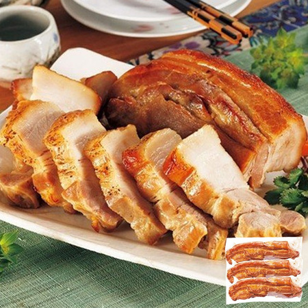 肉惣菜・精肉ランキング17位ｼﾞｬﾝﾎﾞ豚ﾊﾞﾗつるし焼き3本 