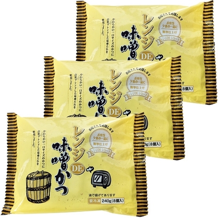 レンジで味噌かつ