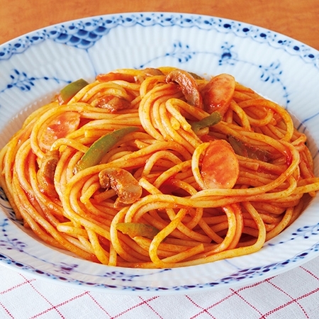 レンジでスパゲッティトリオ